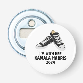 Ich bin mit ihrer Kamala Harris Unterstützung Kama Flaschenöffner