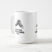 Ich bin mit ihrer Kamala Harris Unterstützung Kama Kaffeetasse (Vorderseite Links)