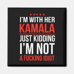 Ich bin mit ihrer Kamala-Präsidentin Kamala Harris Magnet