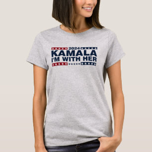 Ich bin mit ihrer Kamala-Wahl Präsident Kamala-Har T-Shirt