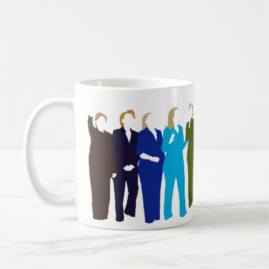 Ich bin mit ihrer Regenbogen-Tasse Kaffeetasse (Links)