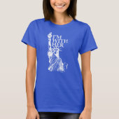 Ich bin mit ihrer Statue von Lady Liberty Patrioti T-Shirt (Vorderseite)