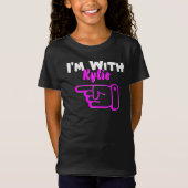 Ich bin mit Individuelle Name, der die richtigen B T-Shirt (Vorderseite)