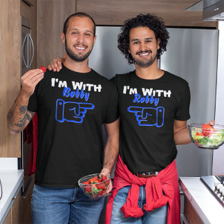 Ich bin mit Individuelle Name, der Verlassen Freun T-Shirt