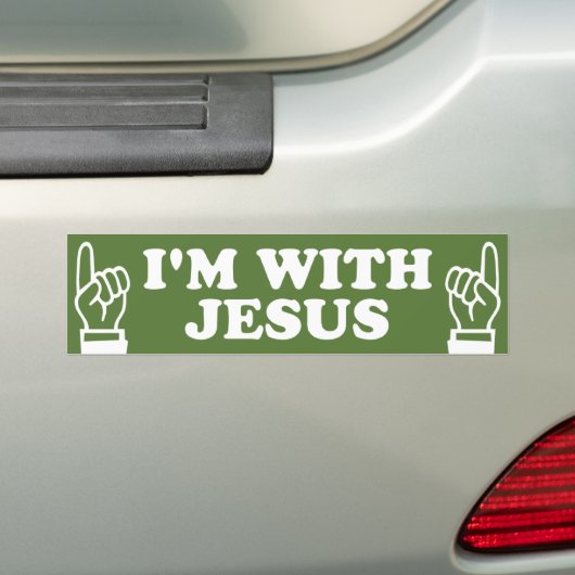 Ich bin mit Jesus zusammen Autoaufkleber (Auf Auto)