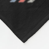 Ich bin mit Kamala nur kidding nicht Idiot 2 Seite Fleecedecke (Ecke)