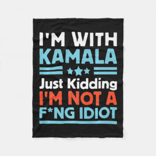 Ich bin mit Kamala, wie ich nur knude bin, kein Id Fleecedecke