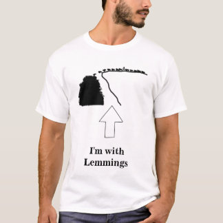 Ich bin mit Lemmingen T-Shirt