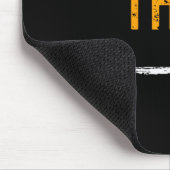 Ich bin mit lustigem Halloween-Paarkostüm Mousepad (Ecke)