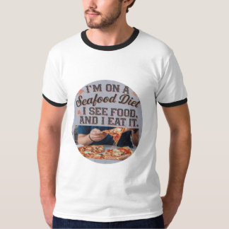 Ich bin mit Meeresfrüchten lustig T-Shirt