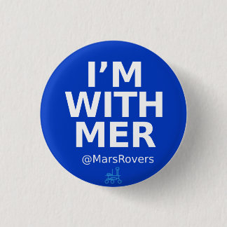 "Ich bin mit MER" Kampagne Knopf Button