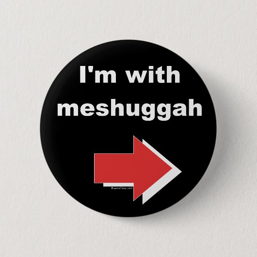 Ich bin mit Meshuggah Knopf Button (Vorderseite)
