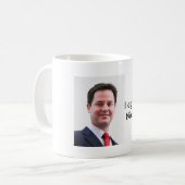 Ich bin mit Nick Clegg Tasse einverstanden (Vorderseite Links)