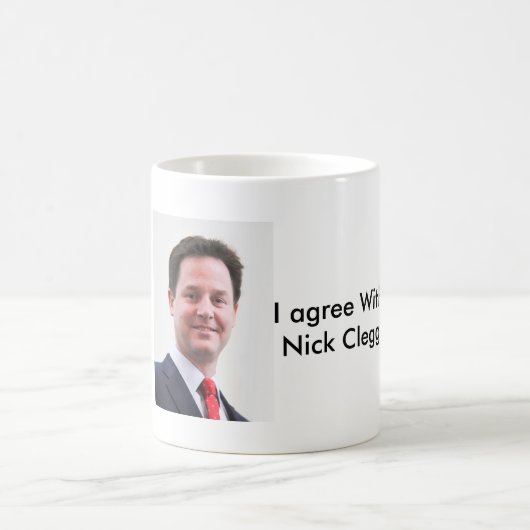 Ich bin mit Nick Clegg Tasse einverstanden (Mittel)