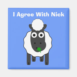 Ich bin mit Nick ~ politischer allgemeiner Wahl Magnet