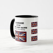 Ich bin mit Nick und Dave ~ Geschichte in der Tasse (Vorderseite Links)