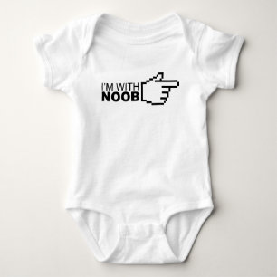 Ich bin mit Noob Baby Strampler