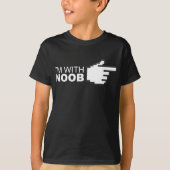 Ich bin mit Noob T-Shirt (Vorderseite)