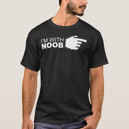 Ich bin mit Noob T-Shirt (Vorderseite)