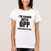 ICH BIN MIT OPP ANDEREN LEUTEN GESCHLOSSEN T-Shirt (Vorderseite)