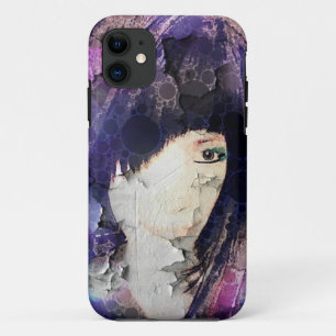 Ich bin mit Perücke lila iPhone Kasten Case-Mate iPhone Hülle