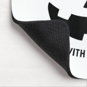 Ich bin mit Peter Couple Halloween Erwachsene Frau Mousepad (Ecke)