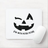 Ich bin mit Peter Couple Halloween Erwachsene Frau Mousepad (Mit Mouse)