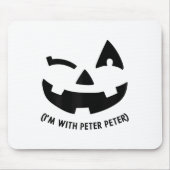 Ich bin mit Peter Couple Halloween Erwachsene Frau Mousepad (Vorne)