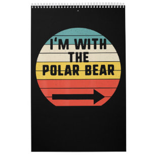 Ich bin mit Polar Bear Halloween Animal Lover Kalender