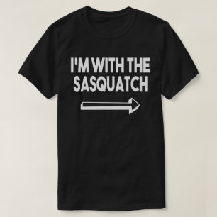 Ich bin mit sasquatch Matching Costume Halloween T-Shirt