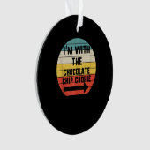 Ich bin mit Schokolade Chip Cookie | Cook-Geschenk Ornament (Vorderseite)
