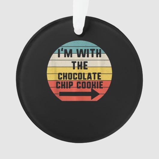 Ich bin mit Schokolade Chip Cookie | Cook-Geschenk Ornament (Vorderseite)