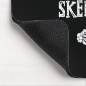 Ich bin mit Skeleton Halloween Kostüm Witzige Paar Mousepad (Ecke)