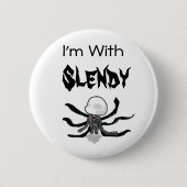 Ich bin mit Slendy Knopf Button (Vorderseite)