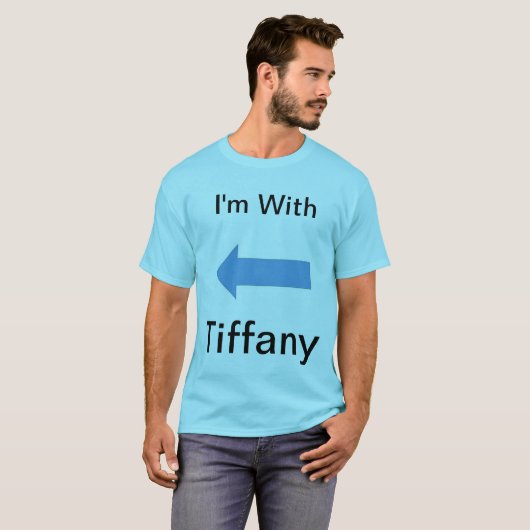 Ich bin mit Tiffany T-Shirt (Vorne ganz)