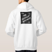 Ich bin mit Verbraucher Hoodie (Rückseite)