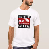 Ich bin mit wenig Informationen Wähler T - Shirt (Vorderseite)