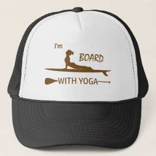 Ich bin mit Yoga an Bord Truckerkappe