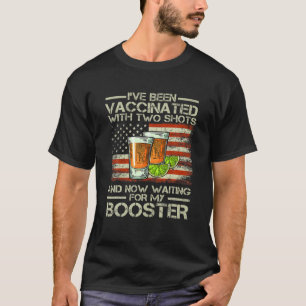 Ich bin mit zwei Schüssen geimpft worden und jetzt T-Shirt
