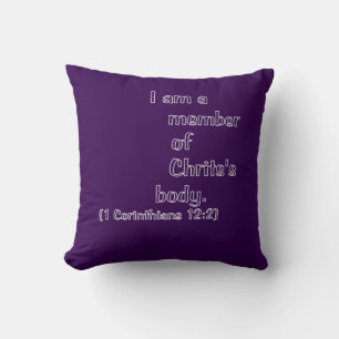 ICH BIN MITGLIED DES CHRISTENKÖRPERS. KISSEN