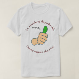 Ich bin Mitglied des Gartenklubs Liebe veggies Lt. T-Shirt