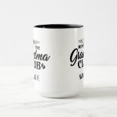 Ich bin Mitglied des Oma Club Baby Reveal Coffee Tasse (Zentrum)