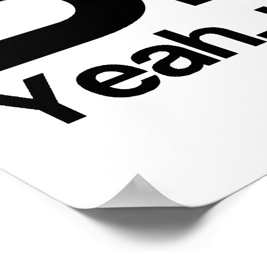 Ich bin MN Nice Bro Yeah You Betcha Funny Poster (Ecke)