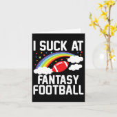 Ich bin Momma Men Fantasy Football Loser - Schwarz Karte (Gelbe Blume)