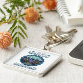 Ich bin Mountainbike-Vater-Radfahrer Schlüsselanhänger (Seite)