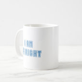 Ich bin Mr. Richtig Kaffeetasse (Vorderseite Links)