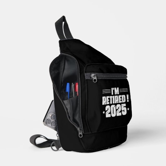 Ich bin müde! 2025 - Feiern im Stil Crossbody Bag (Offen)