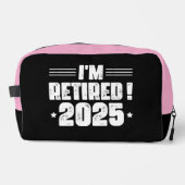 Ich bin müde! 2025 - Feiern im Stil Waschbeutel (Vorderseite)