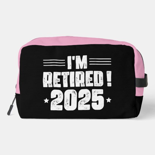 Ich bin müde! 2025 - Feiern im Stil Waschbeutel (Rückseite)