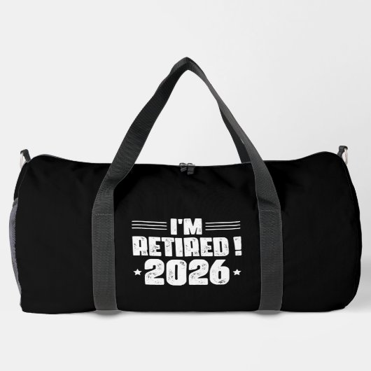 Ich bin müde! 2026 - Feiern im Stil Duffle Bag (Rückseite)